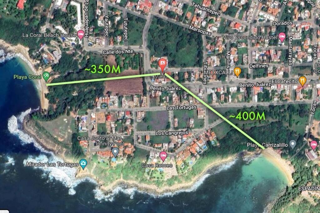 פוארטו אסקונדידו Studio -Sand At Mikasa- Fast Internet, King Bed, Pool, Near Beach, Ac מראה חיצוני תמונה
